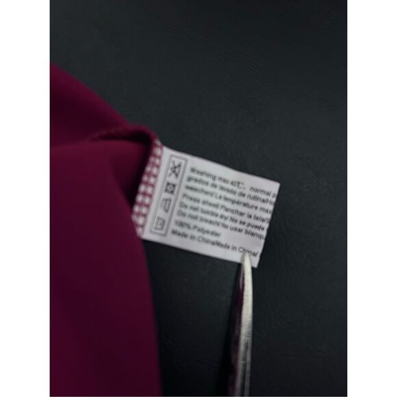 Ekouaer Women's Size L Magenta Sleepwear Lingerie Chemise Lace V-Neck NWT Nightg - Picture 11 of 11